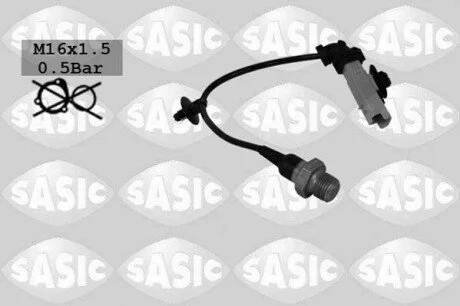 Датчик тиску масла (0,5Бар, 1 pin, сірий) CITROEN BERLINGO, BERLINGO MULTISPACE, BERLINGO/MINIVAN, C3 II, C3 PICASSO, C4 GRAND PICASSO I, C4 II, C4 PICASSO I, C5 III, DS3, DS4, DS5 1.6D 06.09- SASIC 3700002