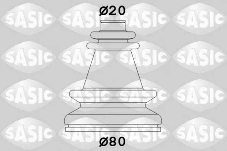 Комплект пыльников резиновых SASIC 4003406