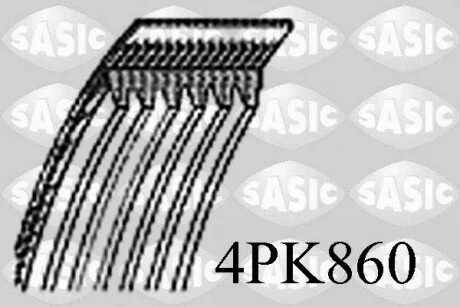 BMW CITROEN FORD MAZDA PEUGEOT TOYOTA Series 3 5 7 X3 X5 Z4 Berlingo Xsara ZX Fiesta III Courier MX5 Partner Avensis Celica... 1770011 SASIC 4PK860