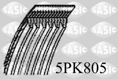 Ремень генератора SASIC 5PK805