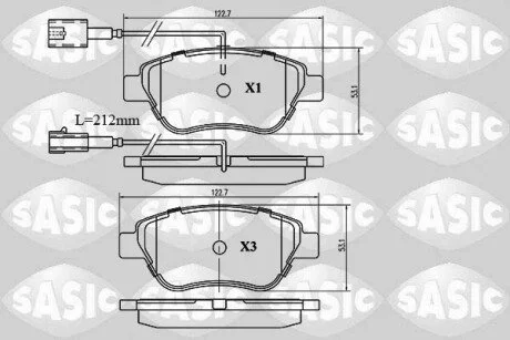 ALFA ROMEO CITROEN FIAT LANCIA PEUGEOT Mito Nemo 500 Bravo Fiorino Idea Linea Panda Grande punto Qubo Stilo Doblo Musa Bipper SASIC 6210015