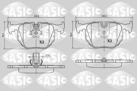 BMW LAND ROVER Serie 3 E46 5 E39 Serie 7 E38 X3 X5 Z4 Range Rover SASIC 6216054