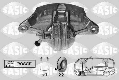 Супорт гальмівний SASIC 6500022