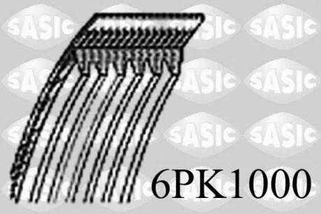 CITROEN FIAT PEUGEOT C4 C4 picasso C5 C8 Jumpy Croma 307 407 607 807 1770076 SASIC 6PK1000