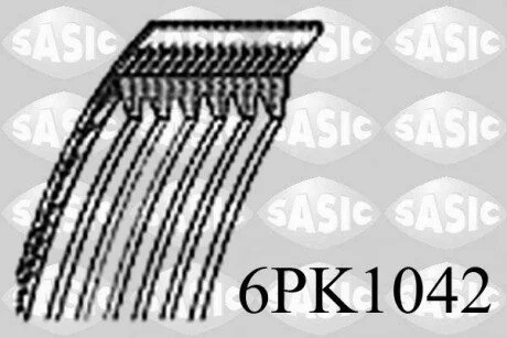 ALFA FIAT HONDA LANCIA PSA VAG 145 146 147 155 156 GTV Spider A3 Berlingo Jumpy Xsara Barchetta Brava Bravo... 1770081 SASIC 6PK1042
