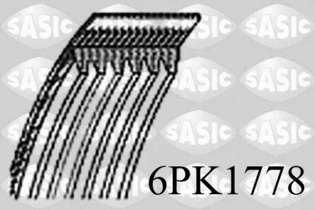 ALFA FIAT FORD MAZ. MER. MITSU. RENAULT TOY. 145 Brava Bravo Fiesta Puma Transit 121 Classe C CLK E SLK Lancer Avantime Espace... 1774047 SASIC 6PK1778