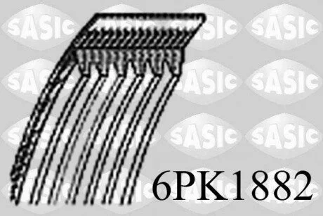 AUDI OPEL SEAT SKODA VWG A4 A6 A8 Combo Signum Vectra Cordoba Ibiza Fabia Superb Passat Polo 1776085 SASIC 6PK1882