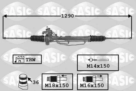 Кермовий механізм SASIC 7006150