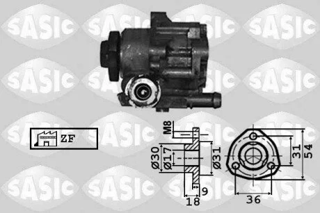 Гидравлический насос, рулевое управление SASIC 7076010