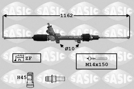 Кермовий механізм SASIC 7170021 (фото 1)