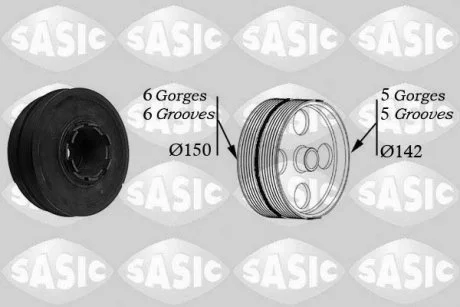 Шкив SASIC 9001810