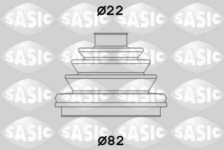 Пильовик привідного валу (набір) SASIC 9004683