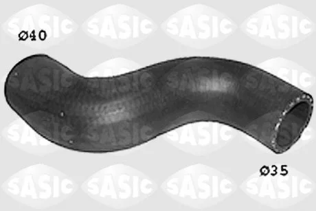Шланг гумовий сист. охолоджен. SASIC SWH6743