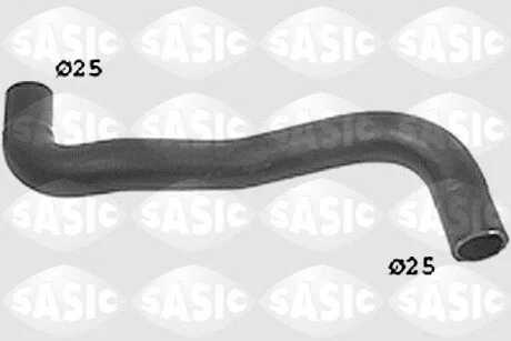 Шланг гумовий сист. охолоджен. SASIC SWH6781