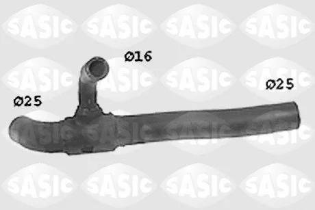Шланг гумовий сист. охолоджен. SASIC SWH6793