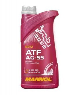 Олива АКПП ATF (1L) ZF Lifeguard Fluid 6 ступка (Amber) SCT - MANNOL MN82121