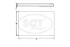 Фильтр салона HYUNDAI Getz 1.3 (02-05) (SA 1167) SCT SCT - MANNOL SA1167 (фото 4)