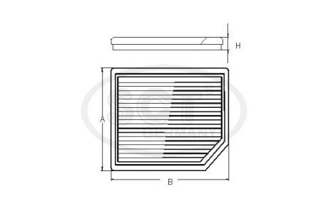 Фильтр салона Audi A3/Q3/Skoda Octavia/SuperB/VW Caddy/Golf/Passat/Touran 03- (угольный) SCT GERMANY SAK166