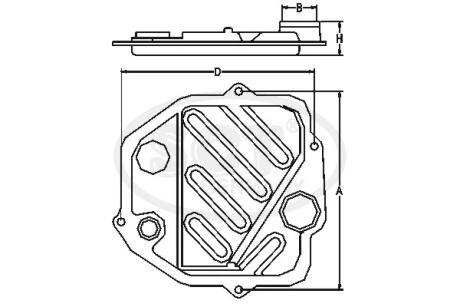 Фільтр АКПП з прокладкою AQ160, AQ250 VW Passat (13-), Jetta, Golf/Skoda Octavia (13-17) (SG 1724) SCT SCT - MANNOL SG1724