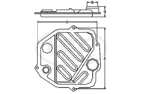 Фильтр АКПП с прокладкой AQ160, AQ250 VW Passat (13-), Jetta, Golf/Skoda Octavia (13-17) (SG 1724) SCT SCT - MANNOL SG1724