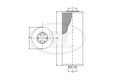 Фільтр оливний SCT - MANNOL SH4742P