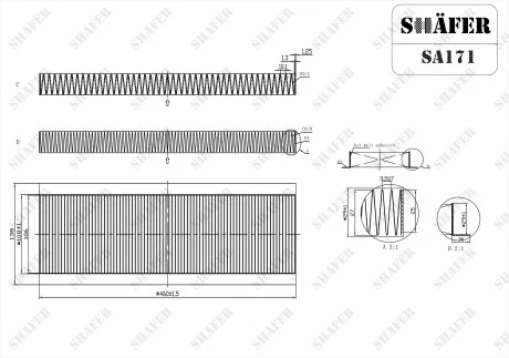 Фильтр салона BMW Mini Cooper SHAFER SA171