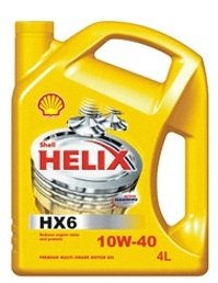 Моторна олія Helix HX6 10W-40 напівсинтетична 4 л SHELL 550039792