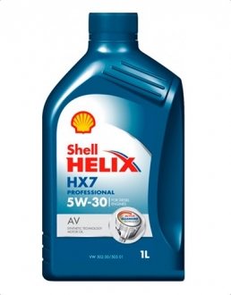 Моторное масло Helix HX7 5W-30 полусинтетическое 1 л SHELL 550040006 (фото 1)