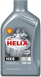 Моторное масло Helix HX8 Synthetic 5W-40 синтетическое 1 л SHELL 550040420