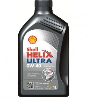 Моторна олія Helix Ultra 0W-40 синтетична 1 л SHELL 550040565