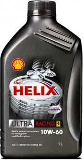 Моторное масло Helix Ultra Racing 10W-60 синтетическое 1 л SHELL 550040588 (фото 1)