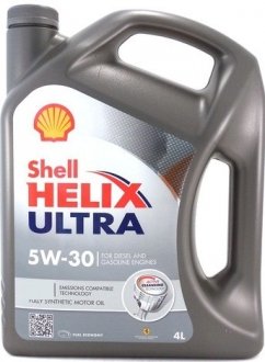 Моторное масло Helix Ultra 5W-30 синтетическое 4 л SHELL 550040623