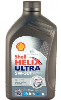 Моторное масло Helix Ultra ECT C3 5W-30 синтетическое 1 л SHELL 550042830 (фото 1)