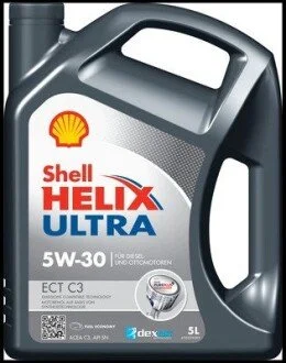 Масло моторное cинтетическое "Ultra ECT C3 5w30", 5л SHELL 550042845