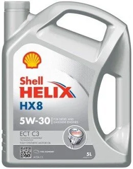 Олива Helix HX8 ECT С3 5w/30 5л (шт.) SHELL 550046394
