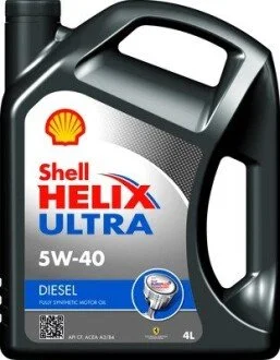Масло моторн. Helix Diesel Ultra SAE 5W-40 (Канистра 4л) SHELL 550046645