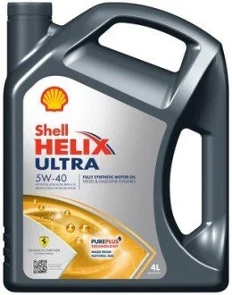 Масло моторное "Helix Ultra 5W-40", 4л SHELL 550052679