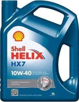 Масло моторн. Helix HX7 SAE 10W-40 (Канистра 4л) SHELL 550053737