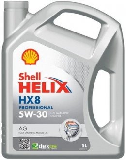 Масло моторн. Helix HX8 Professional AG 5W-30 (Канистра 5л) SHELL 550054289