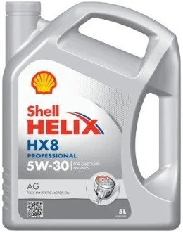 Масло моторн. Helix HX8 Professional AG 5W-30 (Канистра 5л) SHELL 550054289