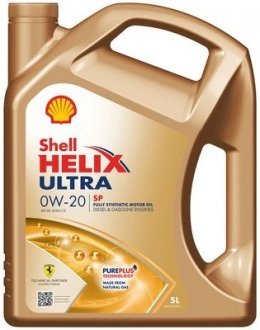 Олива Helix Ultra SP (SN Plus) 0w/20 5л (шт.) SHELL 550063071