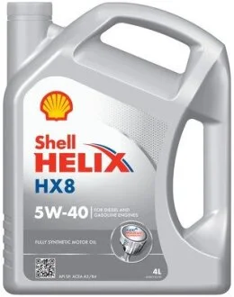 Моторна олива Helix (4L +) 5W40 API SN, SN PLUS, ACEA A3, B4, FIAT 9.55535 M2, MB 229.3, RENAULT RN 0700, RENAULT RN 0710, VW 502.00, VW 505.00 SHELL 550070336