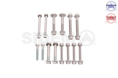 Фото 1 - болт важеля передн. осі Audi A6/7 (повний к-кт 14 шт) SIDEM 37003 Болт важеля передн. осі Audi A6/7 (повний к-кт 14 шт) SIDEM 37003 (фото 1)