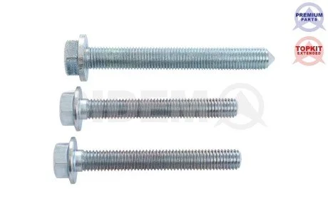 VW К-кт болтов (3шт.) подвески пер. оси Audi A3,Skoda Octavia II,III,SuperB II,III,Caddy III,Golf V,VI,Touran 03- SIDEM 37004