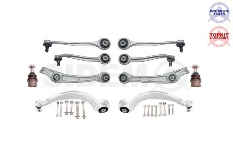 К-кт важелів підвіски перед. Audi A4/A5 -09 (M12) SIDEM 37254