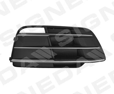 Решетка в бампер AUDI Q5 (FY), 17 - Signeda PAD99220AR