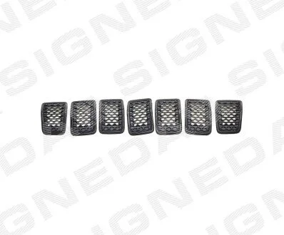 Решетка радиатора черная JEEP CHEROKEE (KL), 19 - Signeda PAM07043GB