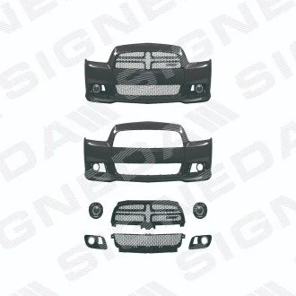 Бампер передній Signeda PDG04192BASET