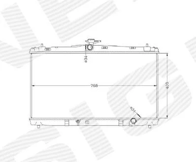 Радиатор TOYOTA CAMRY (XV50), 12 - 14 Signeda RA37192A