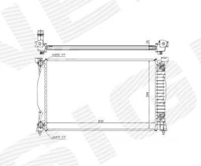 Радіатор Signeda RA60305A